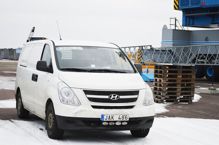 Smålandshamnar Oskarshamn - Först i Sverige med Titan LED mastbelysning