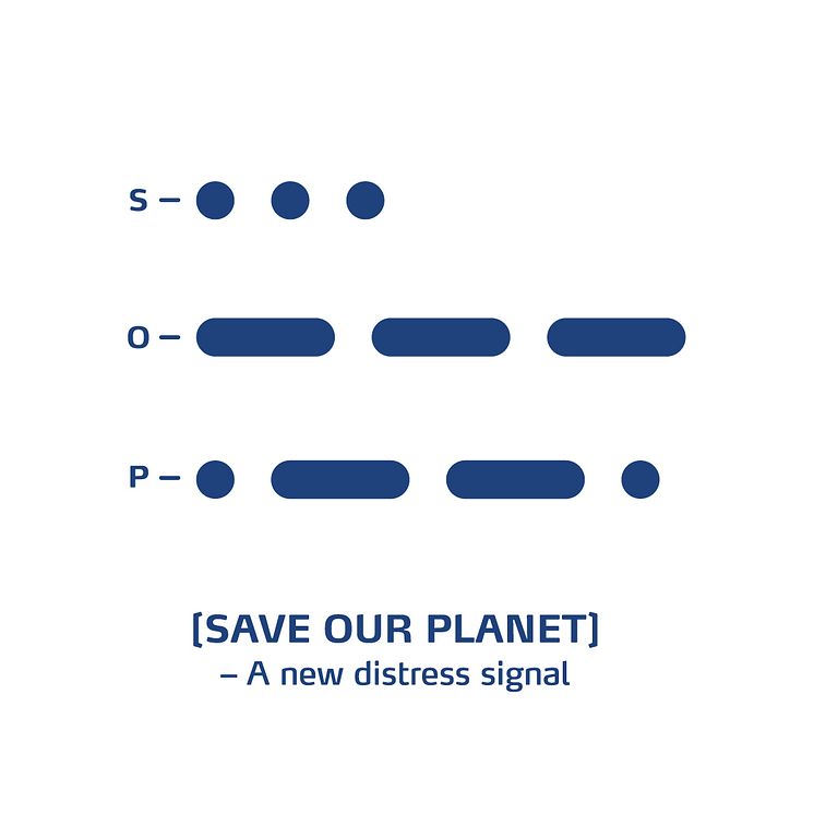 SOP - Save Our Planet - Morse - White