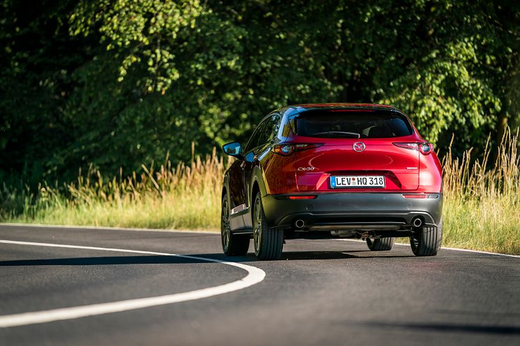 Mazda CX-30 i Soul Red Crystal