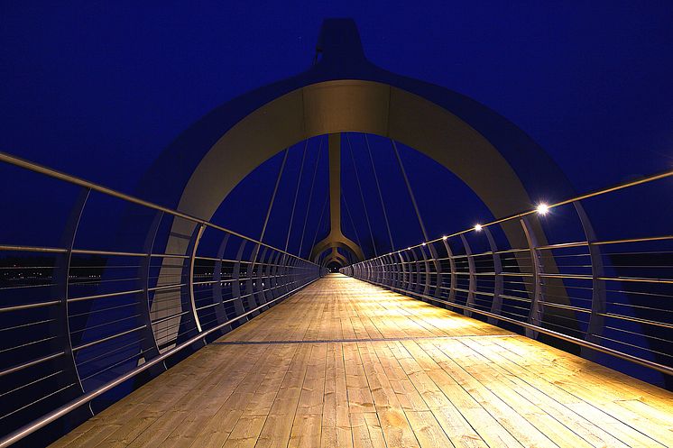 Belysning på Sölvesborgsbron bild 1. Tiff-format
