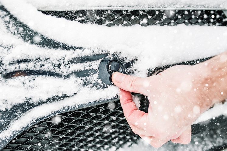 Sne kan blokere for din bils sensorer