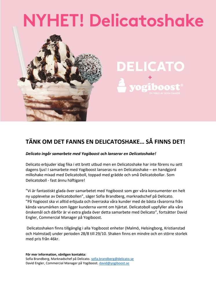 TÄNK OM DET FANNS EN DELICATOSHAKE… SÅ FINNS DET!