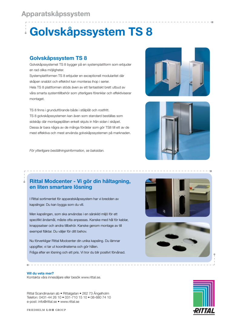 Golvskåpssystem TS 8