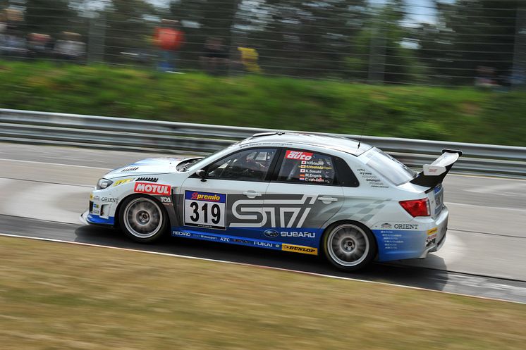 Subaru STI blev klassvinnare på Nürburgring