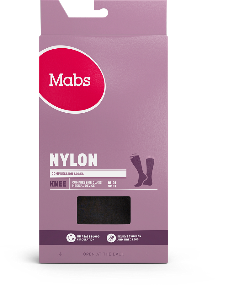 Mabs Nylon Knee Black