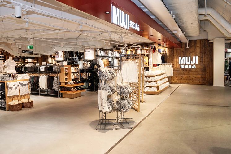 MUJI på Åhléns City Stockholm