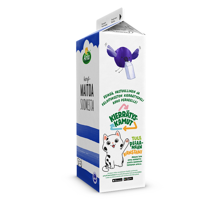 Arla: Kierrätyskamut maitotölkissä 