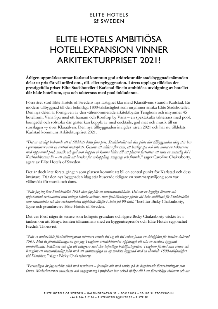 Elite Hotels ambitiösa hotellexpansion vinner Arkitekturpriset 2021_Pressmeddelande.pdf