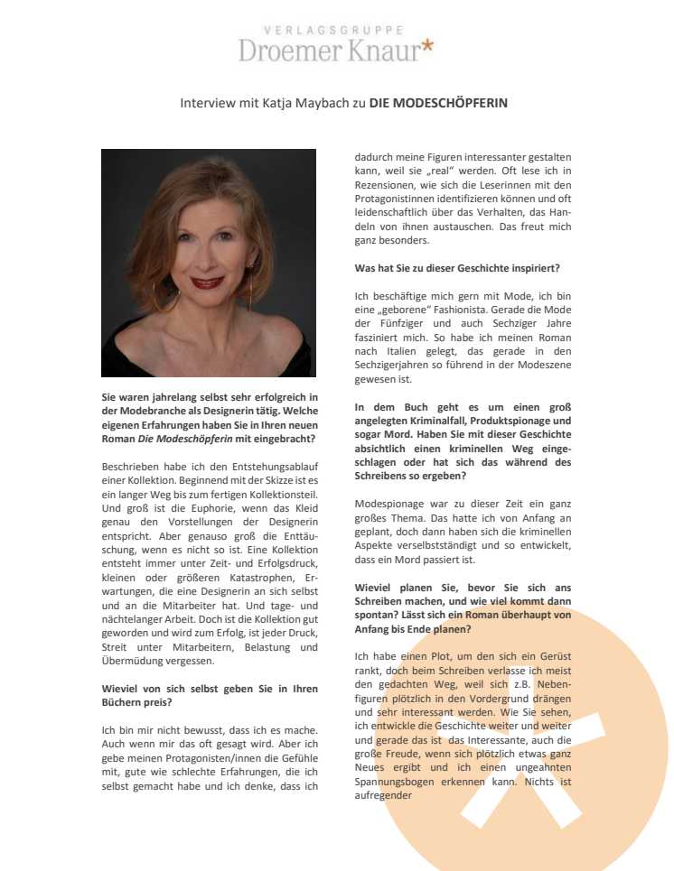 Interview mit Katja Maybach
