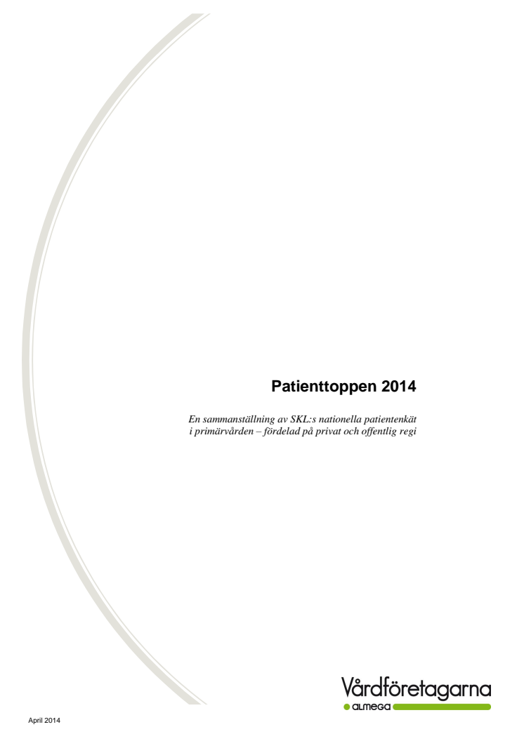 Patienttoppen 2014