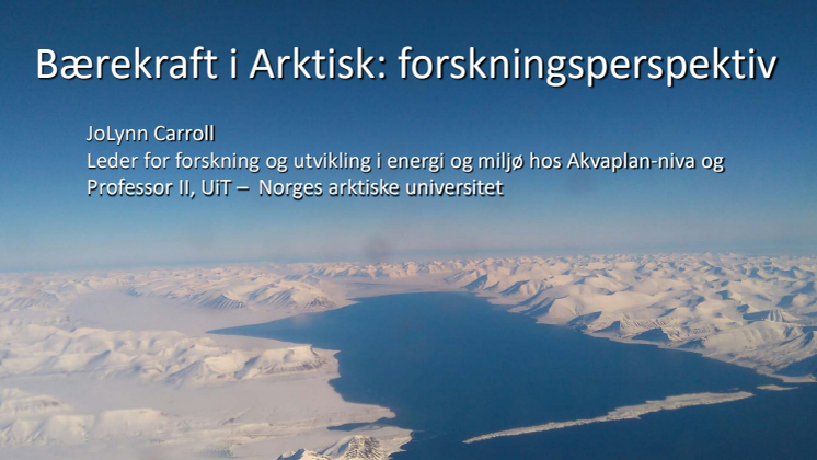 Bærekraft Arktis Akvaplan-niva_JoLynn Carroll.pdf