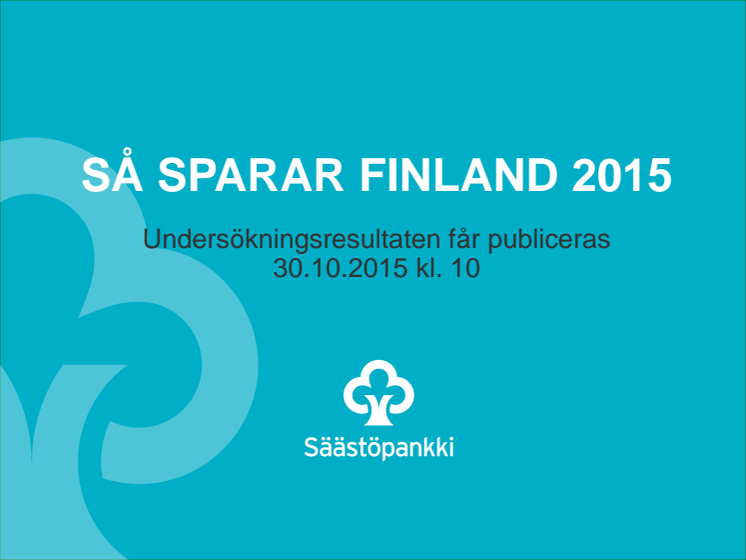 Så sparar Finland 2015