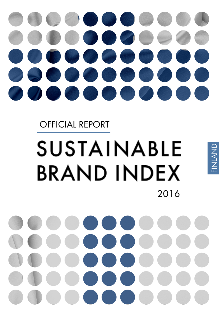 Sustainable Brand Index 2016 - Official Report Finland