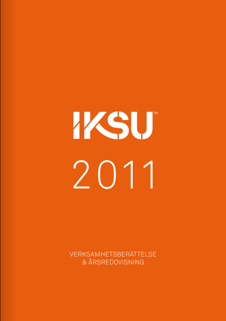 IKSU 2011 | verksamhetsberättelse och årsredovisning