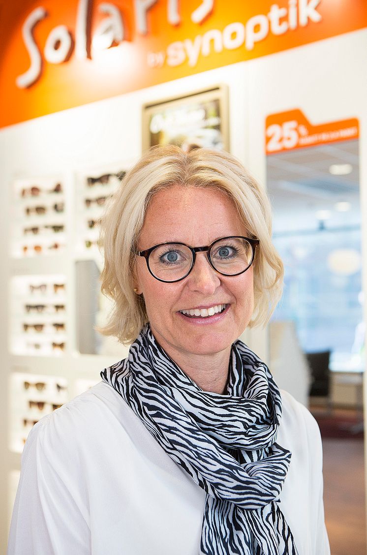 Lottie Funck Ekelund, marknadsdirektör, Synoptik