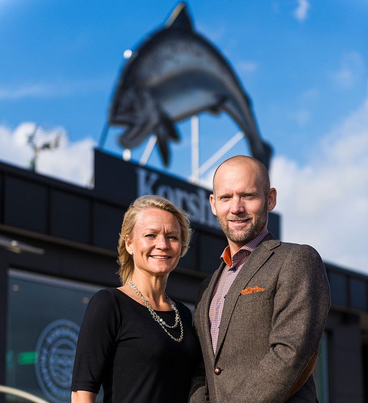 Niklas och Pernilla Korshag, ägare Korshags Food