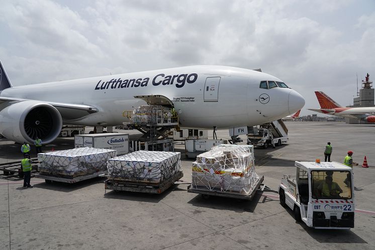 B777F Freighter in Mumbai Naming Ceremony