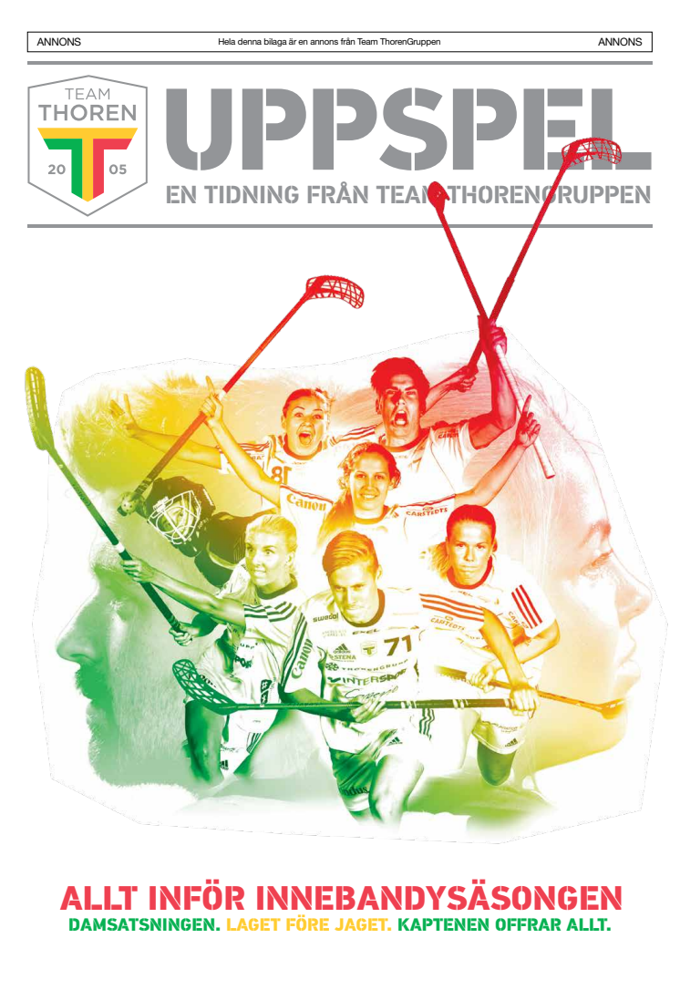 Thorengruppen innebandy TTG klubbtidning 2015/2016