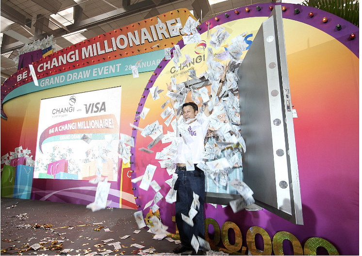 Former radio DJ Ivan Rantung, is the overall winner of the 'Be a Changi Millionaire' Grand Draw, bagging the grand prize of S$1 million.
