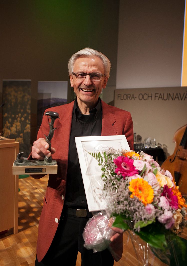 Björn Helander, en av mottagarna av ArtDatabankens Naturvårdspris 2013.