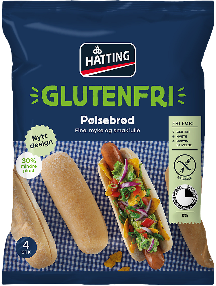 Hatting Glutenfri Pølsebrød