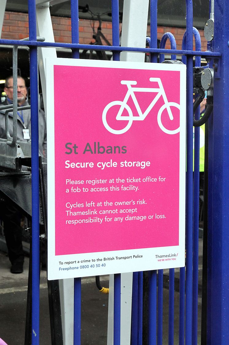 St Albans cycle hub sign credit Andy Buckley