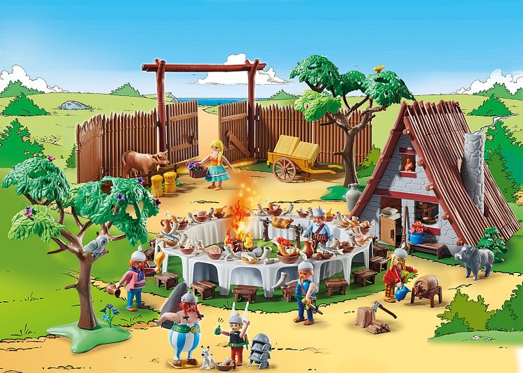 PLAYMOBIL_70931_Asterix_Großes Dorffest