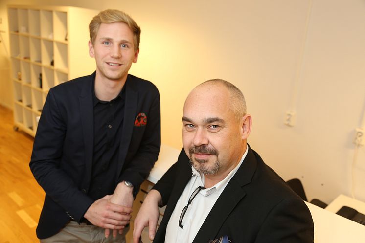 Tommy Eriksson, Ånge Kommun och Christian Söderberg, Åkroken Business Incubator