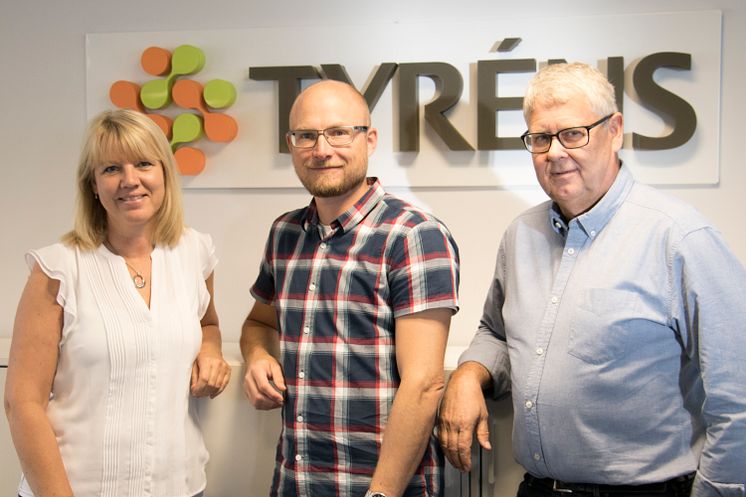 Ann-Sofie Blomqvist, Jörgen Winnberg och Lennart Sundqvist