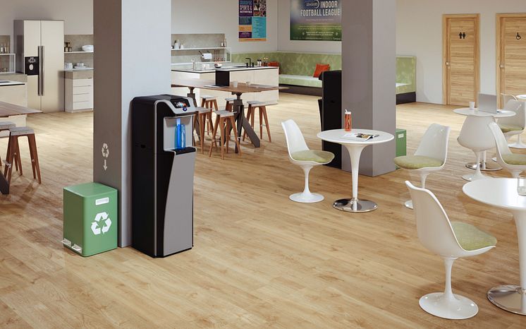 Wasserspender in Schule Kantine 