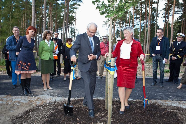 Kungaparet besöker Sölvesborg