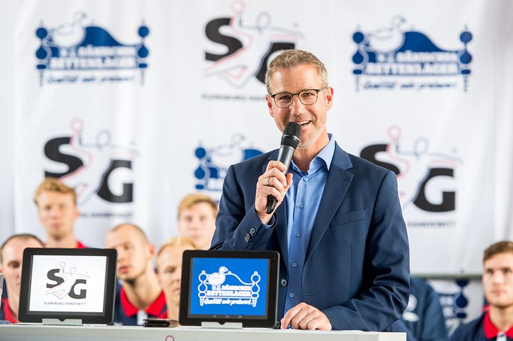 Pressekonferenz der SG Flensburg-Handewitt bei Hauptsponsor DÄNISCHES BETTENLAGER