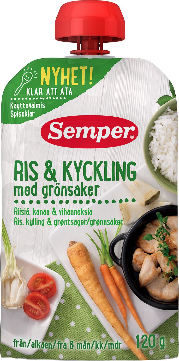 Ris & kyckling med grönsaker