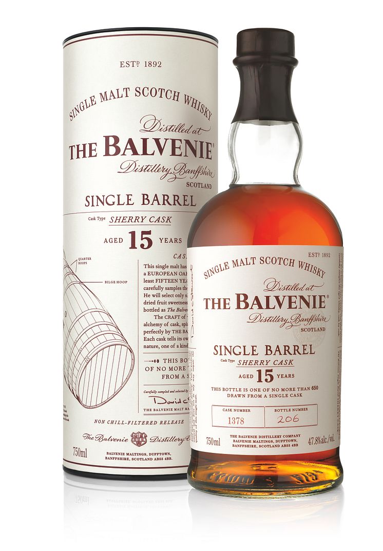 The Balvenie 15 YO Single Barrel Sherry Cask