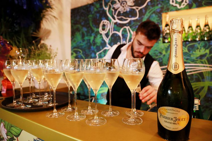Vorstellung der neuen Perrier-Jouët Classic Range in der Art of the Wild Champagnerbar im Tortue Hamburg