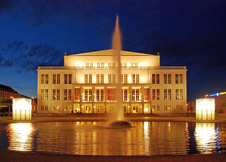 Oper Leipzig auf dem Augustusplatz