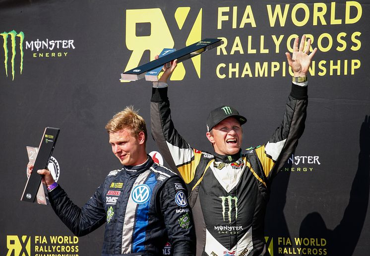 Johan Kristoffersson och Petter Solberg bildar rallycrossens dreamteam med Volkswagen. 