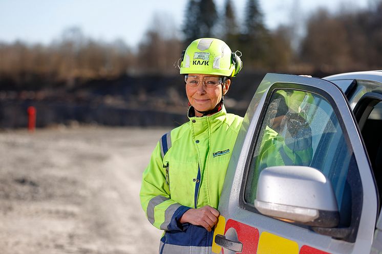 Marie Apelgren, Cementa i Skövde