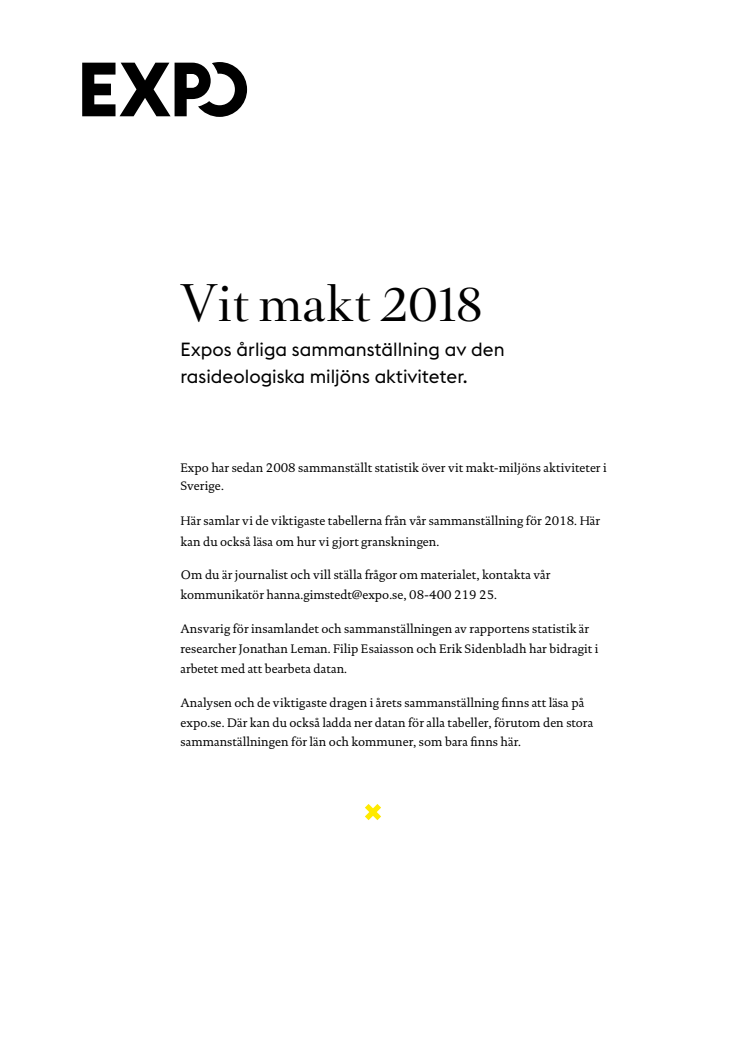 Vit makt 2018