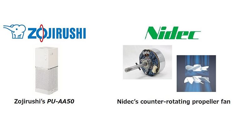 Nidec’s counter-rotating propeller fan