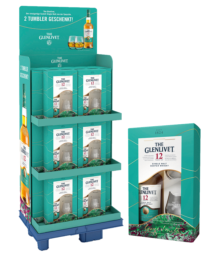 The Glenlivet schafft Genussmomente mit edlen Tumblern