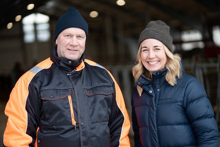 Göran Olofsson och Stina Printz