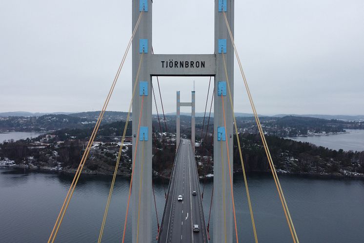 Underhållsarbeten på Tjörnbron