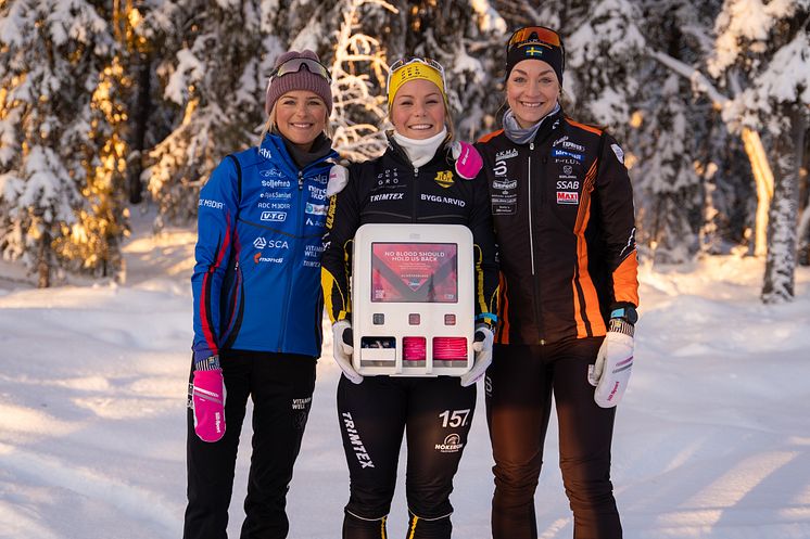 Essity och längdlandslaget bryter tabun kring menshälsa i Skidsverige