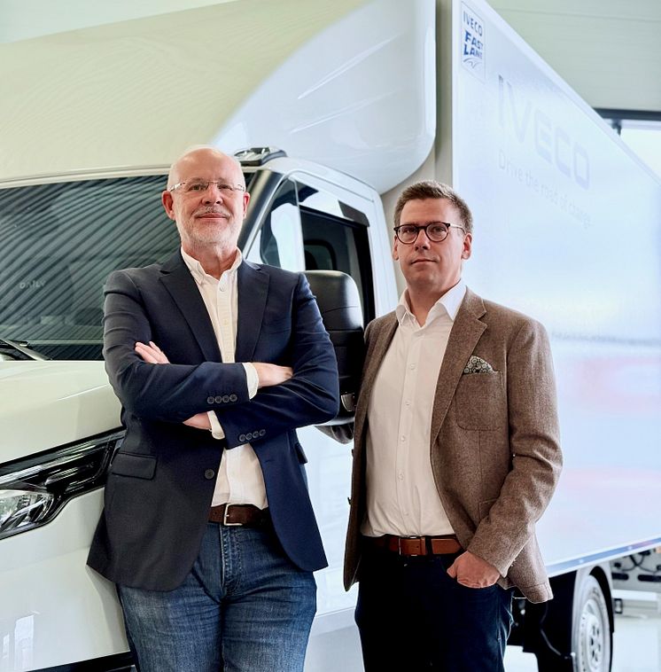 Bild 2 - Anders Nilsson (t.v.) och Thomas Marceau (t.h.)