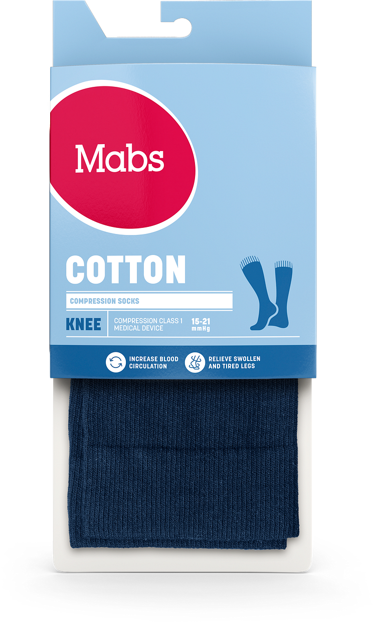 Mabs Cotton Knee Navy
