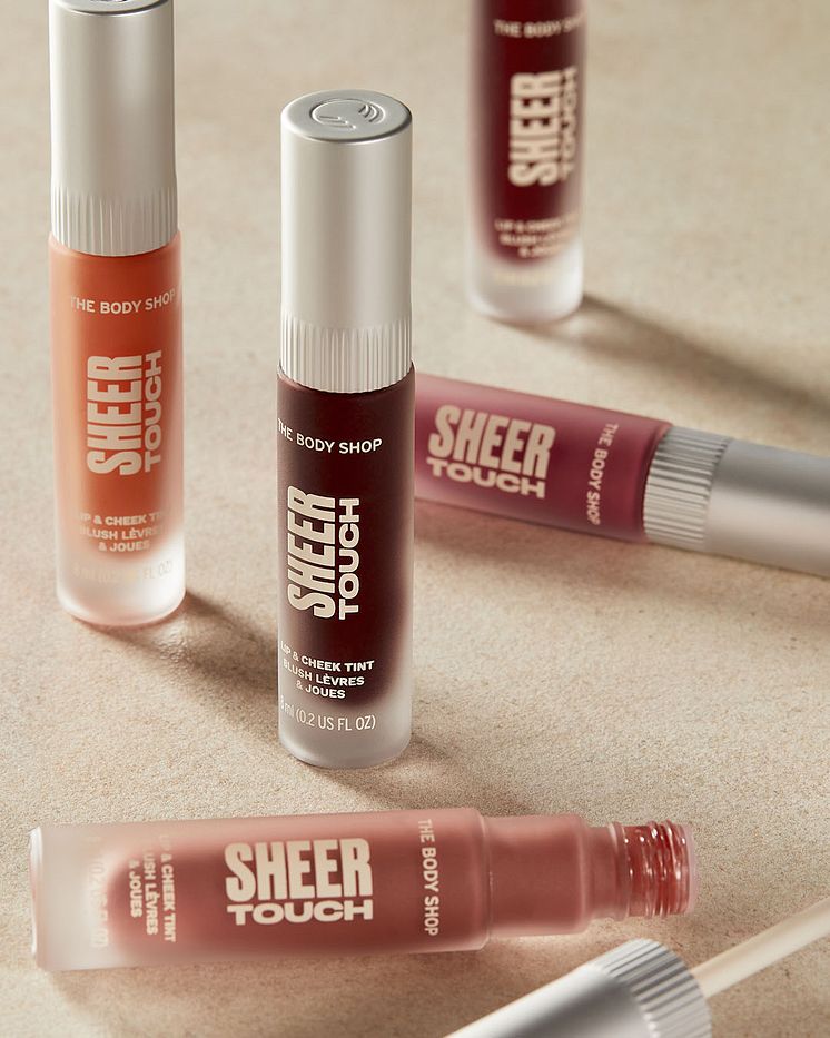 Sheer Touch Lip & Cheek Tint range