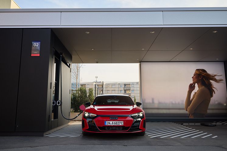 Audi charging hub Frankfurt