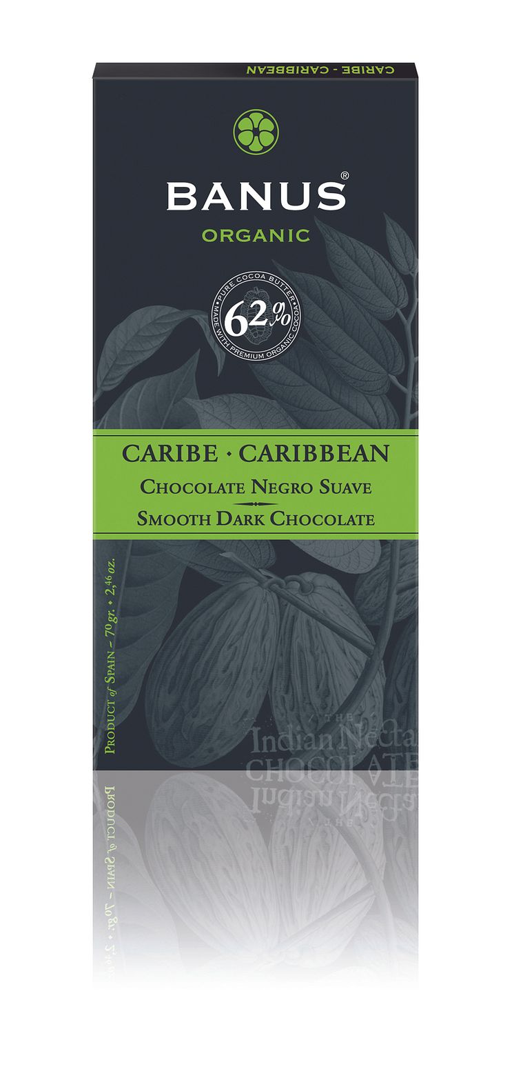Mörk Choklad 62% Caribbean 