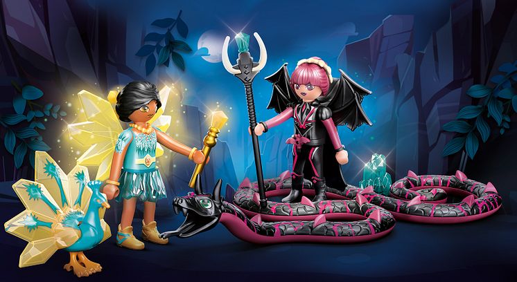 Crystal Fairy und Bat Fairy mit Seelentieren (70803) von PLAYMOBIL